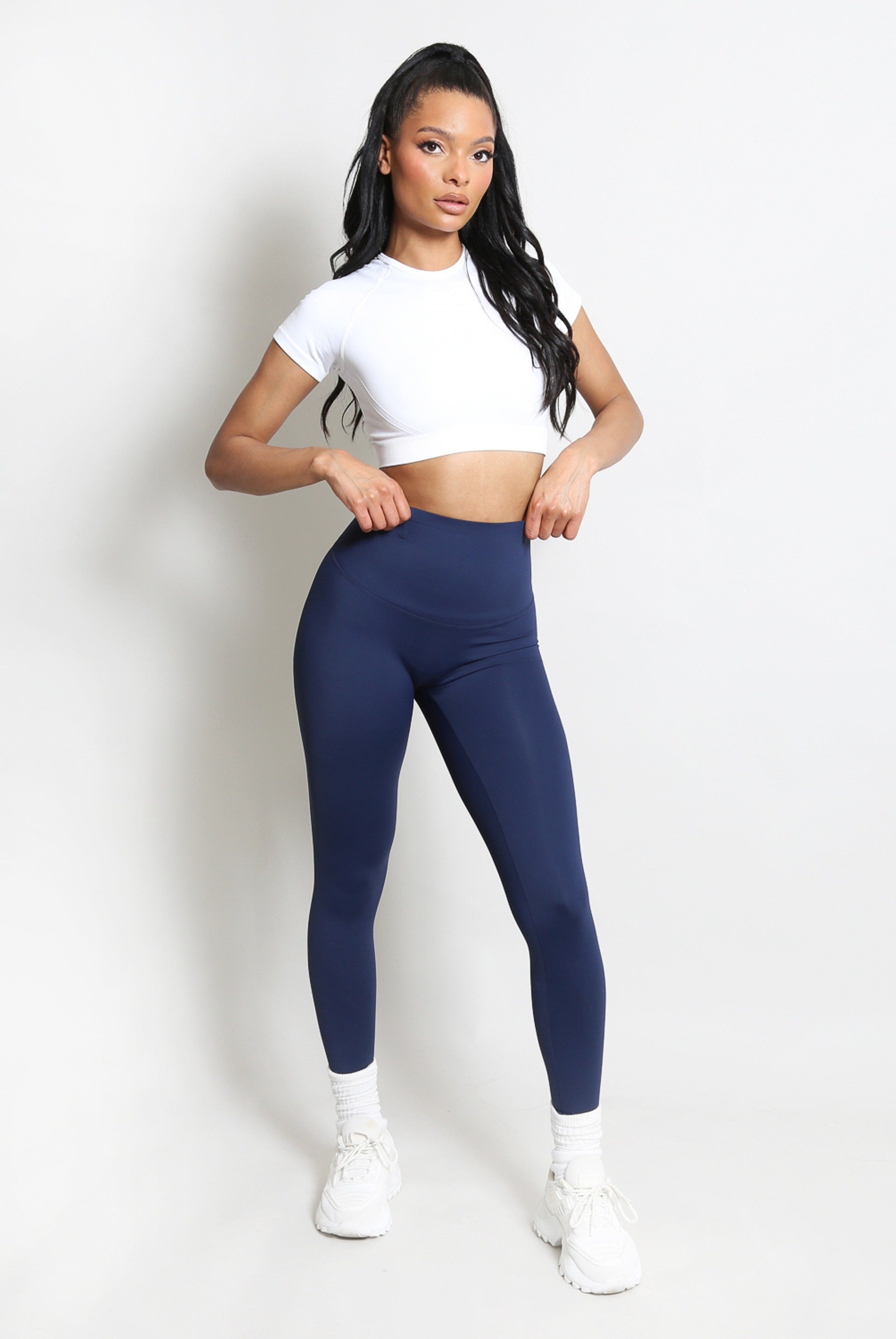 High Waisted Sports Energy Leggings - Lexi