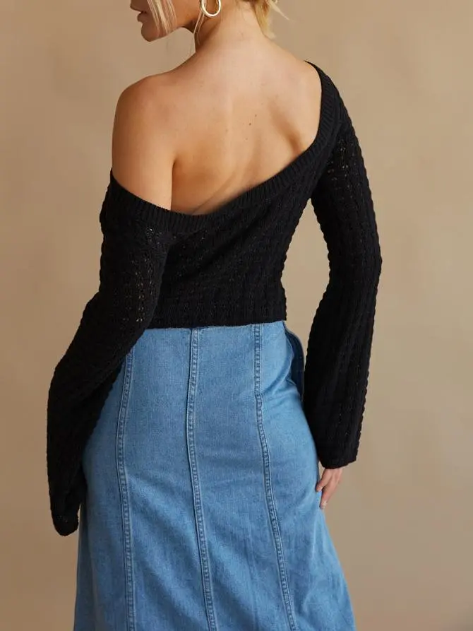Slouchy Bell Sleeve Sweater
