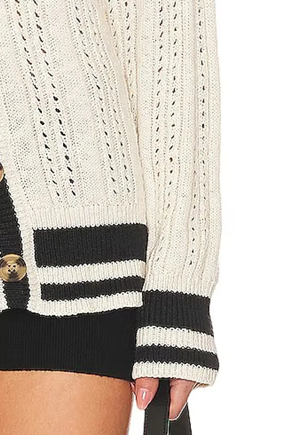 Sport Stripe Cardigan