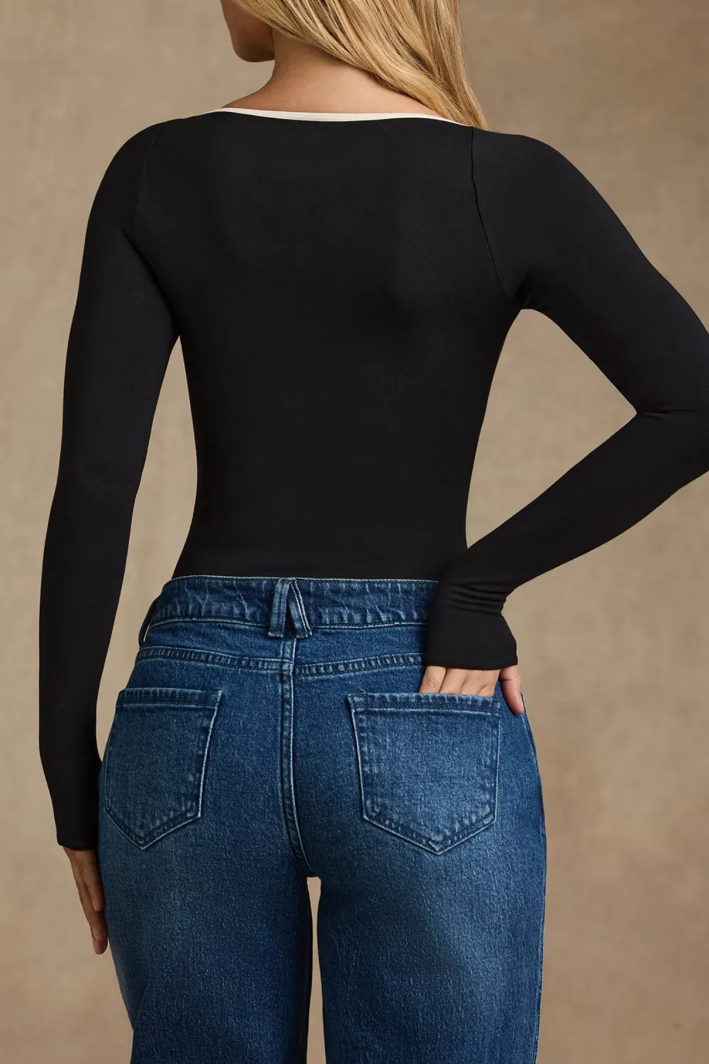 Sweet And Elegant Women's Long Sleeve Bodysuit