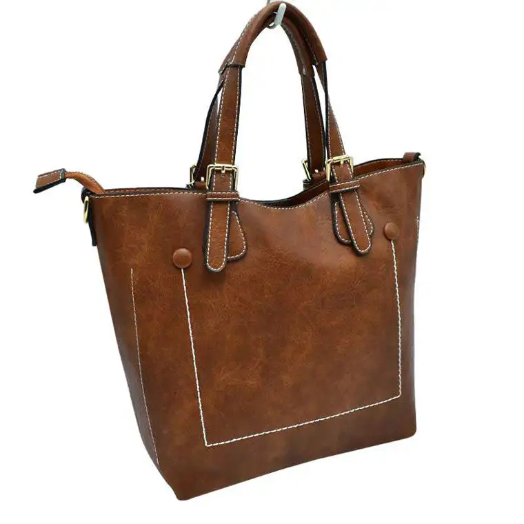 Tote Vegan Leather Shoulder Bag
