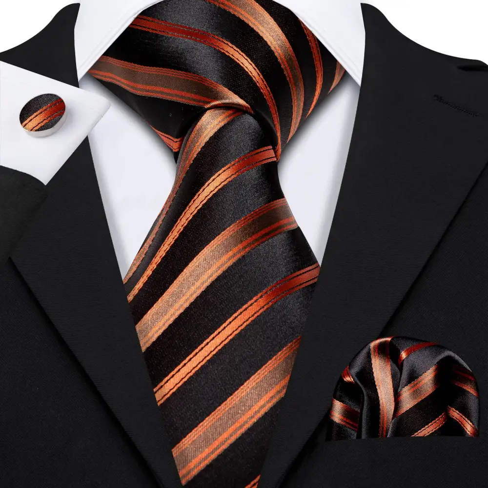 Relaxed Striped Necktie Set