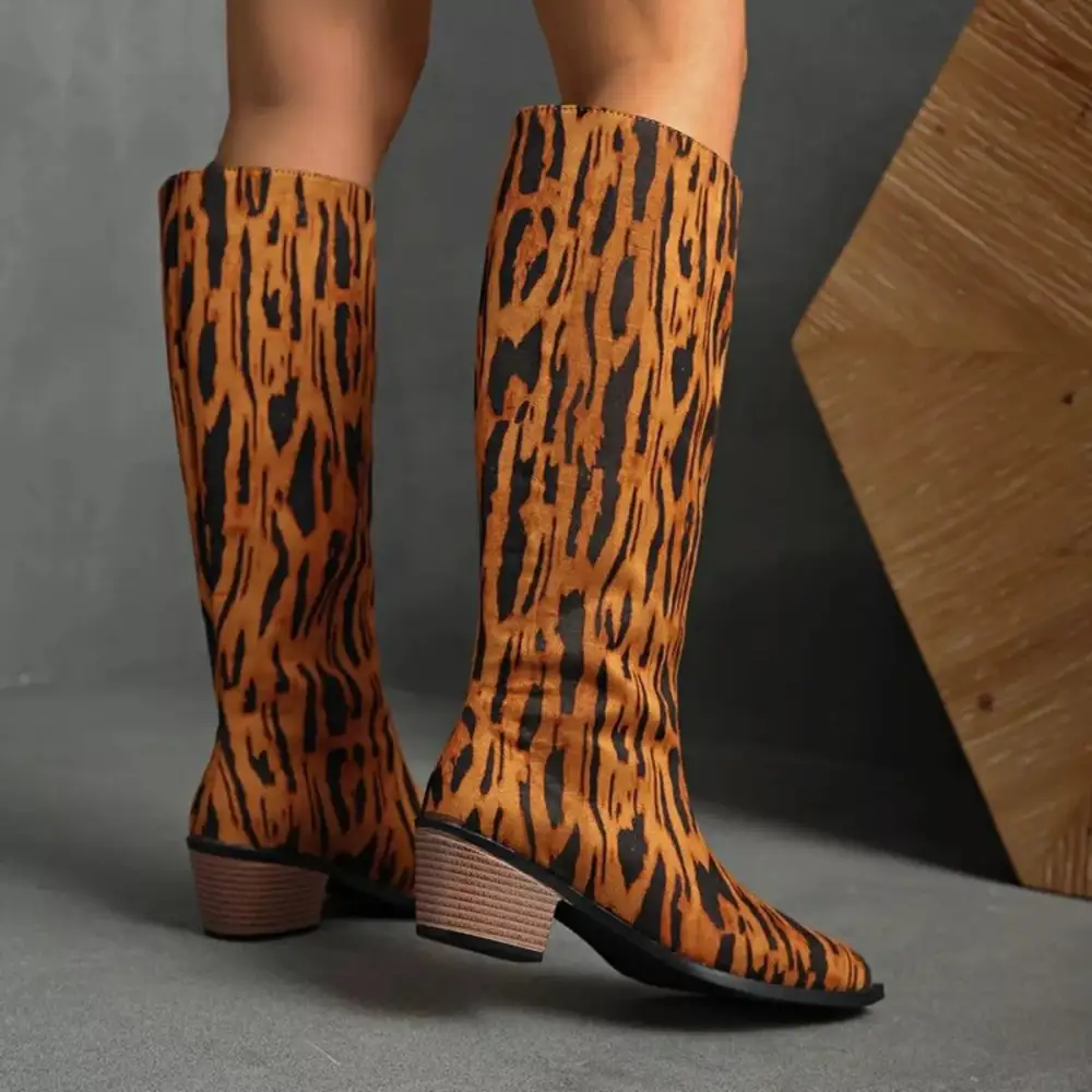 Relaxed Animal Print Shoes