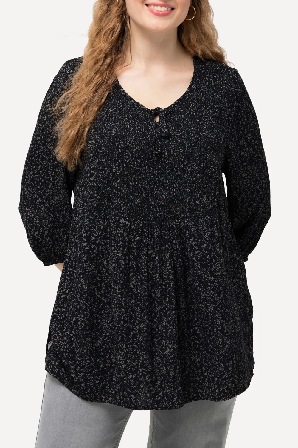 Women's Waist Pleated Top