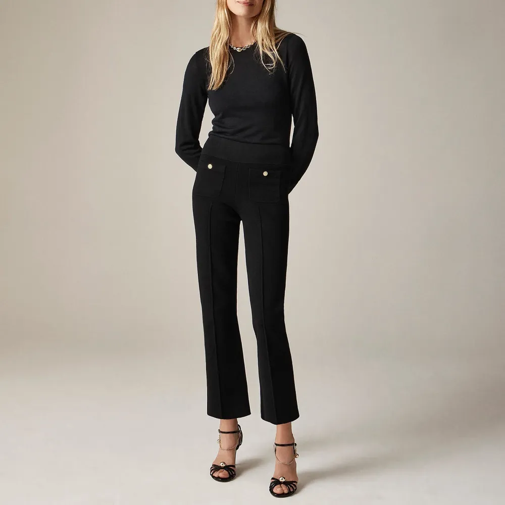Delaney Kickout Pants with Patch Pockets