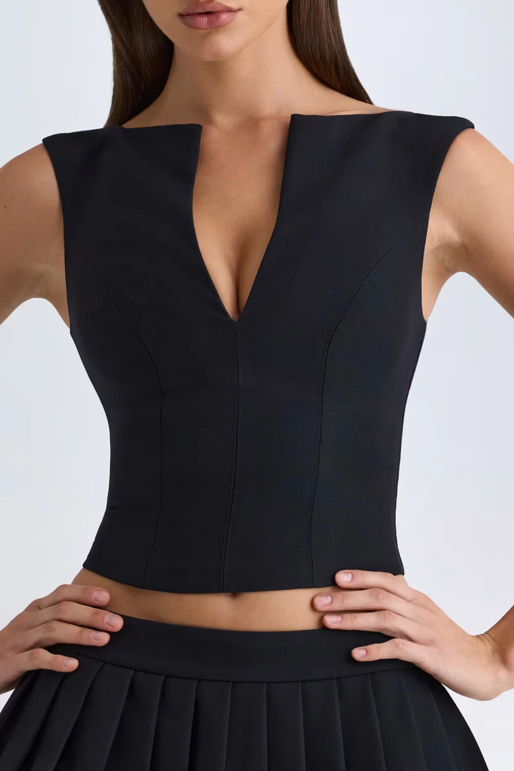 Women's All-Match Right-Shoulder Sleeveless Top
