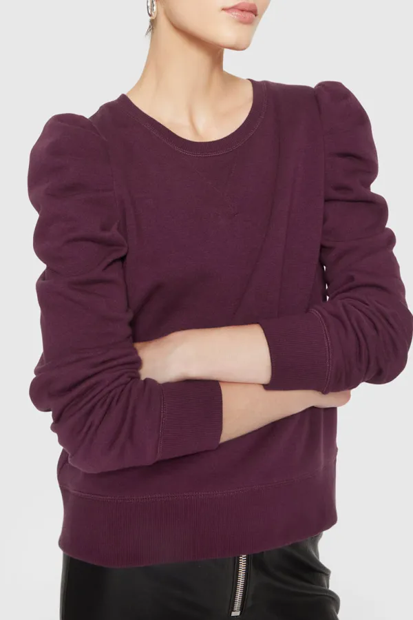Crew Neck Garnet Hoodie