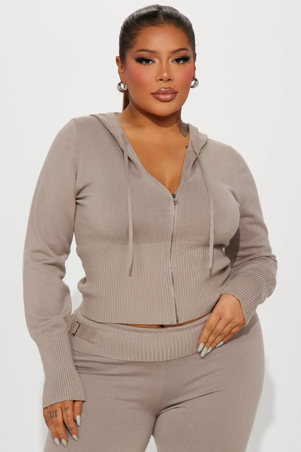 Lena Sweater Pant Set - Oatmeal