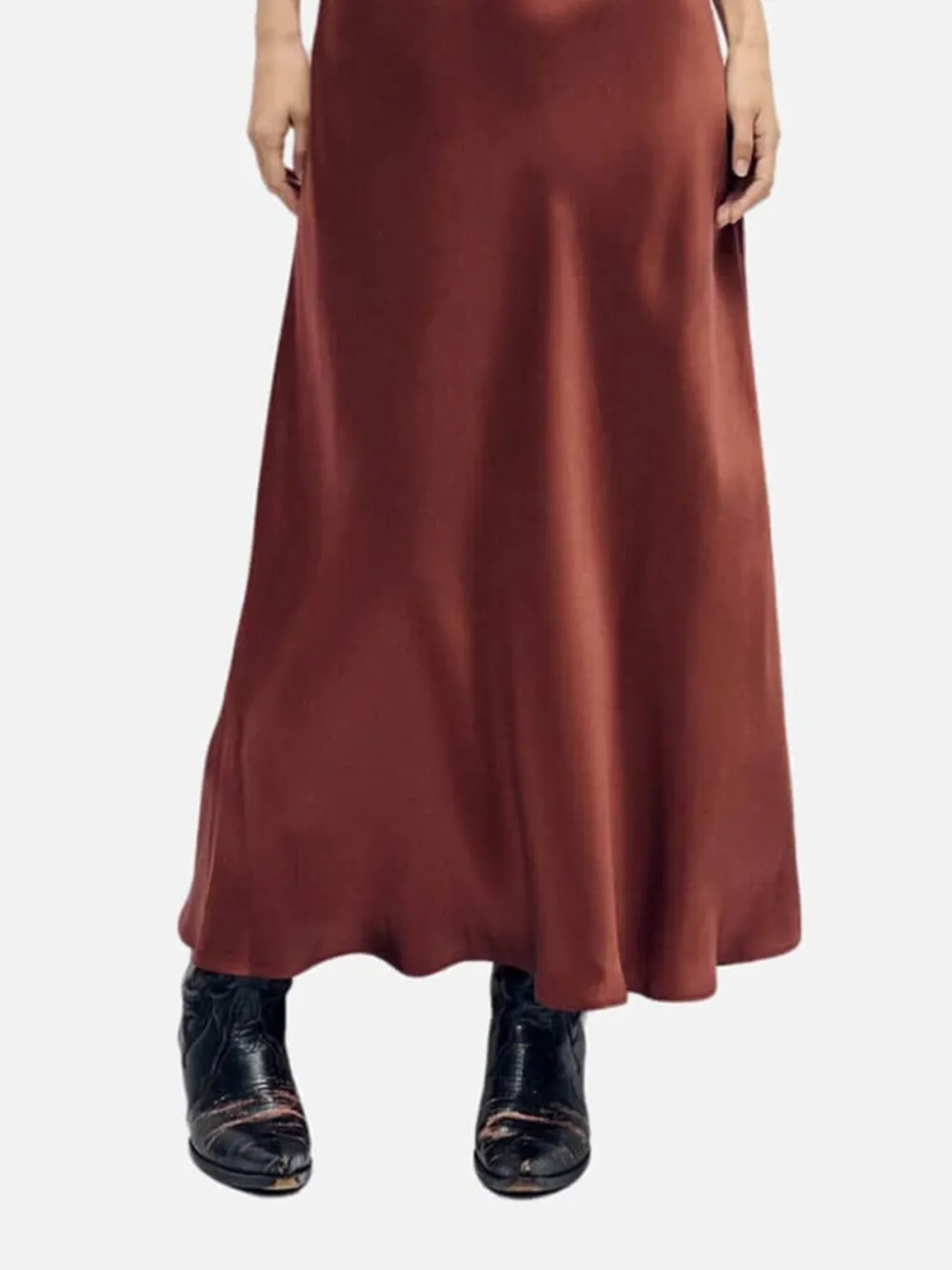 Plain Spaghetti Strap Ankle Dress