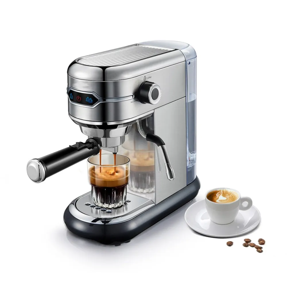 (Store Closing Sale) Semi Automatic Super Slim Coffee Maker- 19 Bar