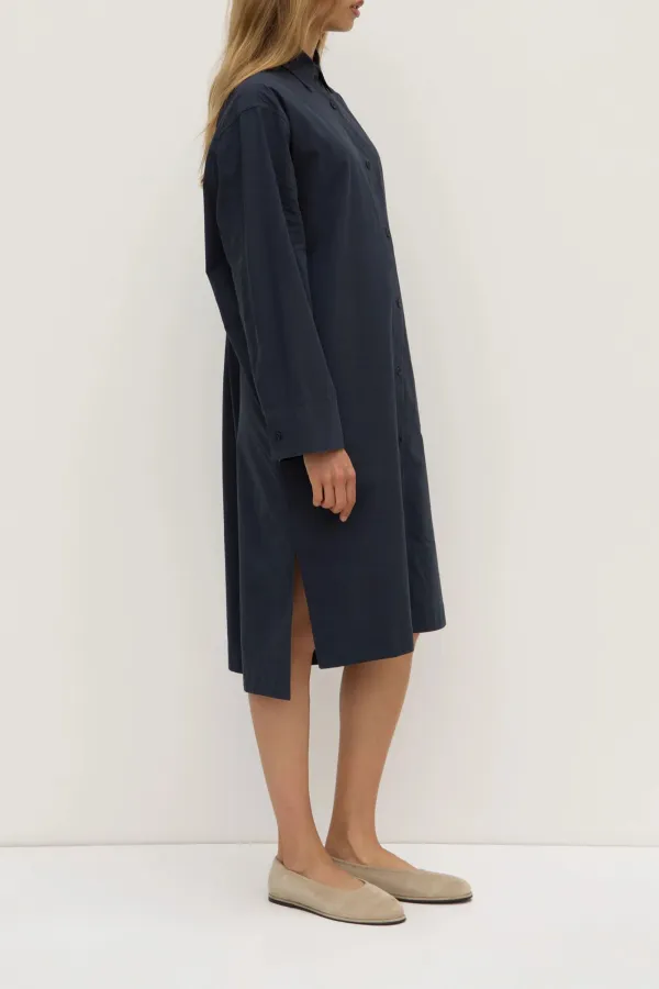 Long Sleeved Cotton Shirt Dress