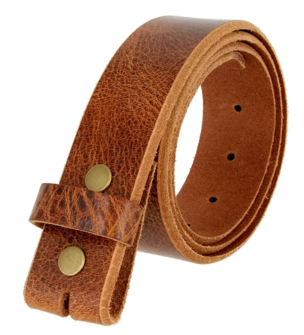 Floral Leather Belt Strap