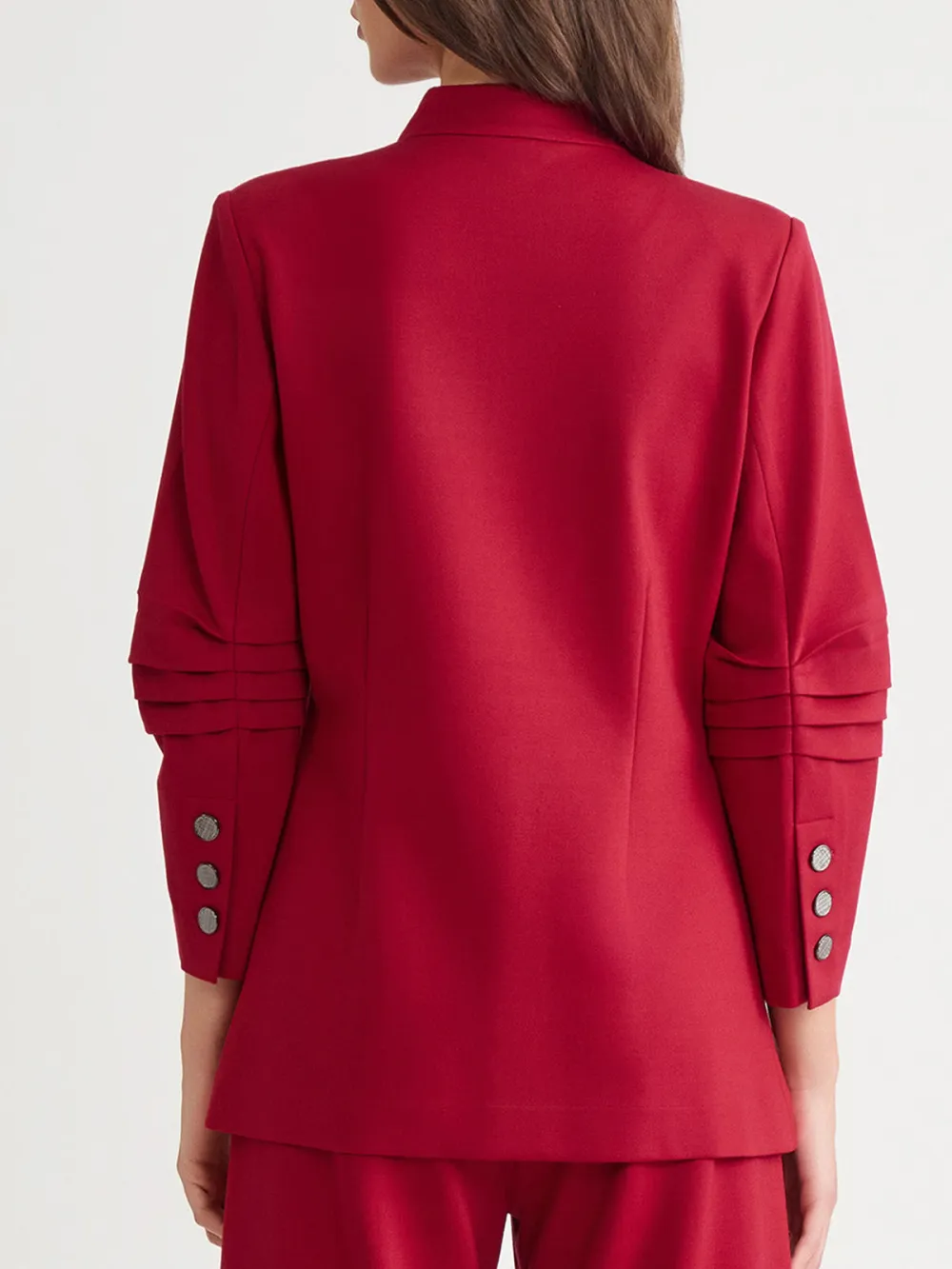 Three Quarter Sleeve Pleated Jacket