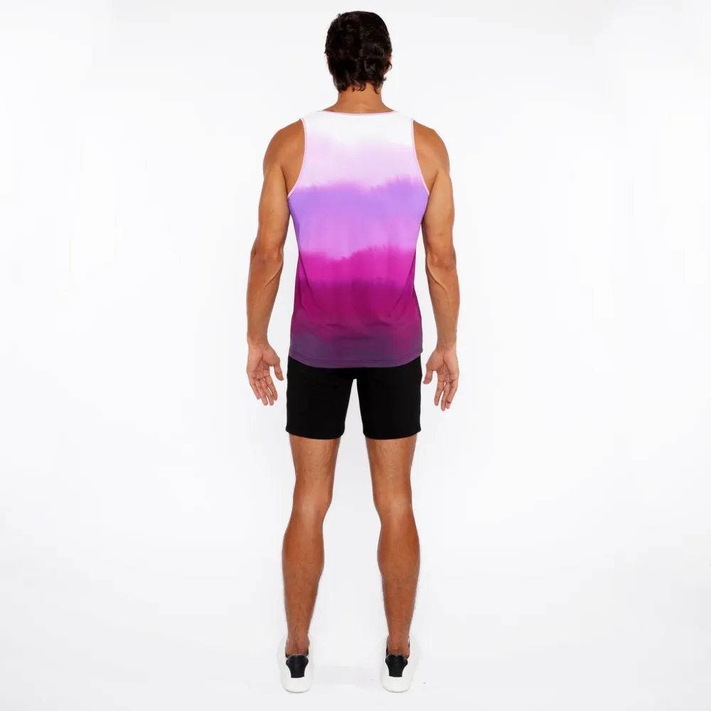 Balance Printed Mesh Tank Top