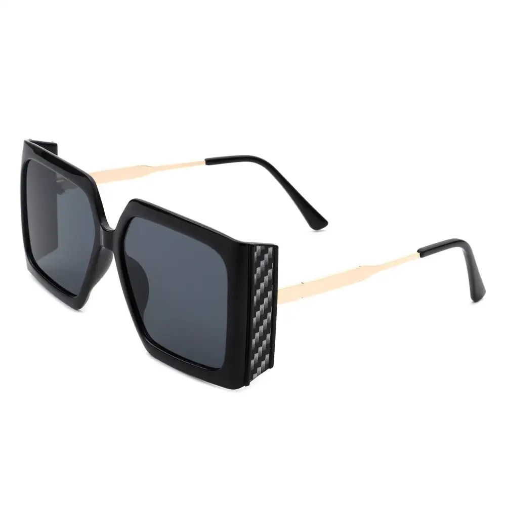 Knotted Square Frame Sunglasses