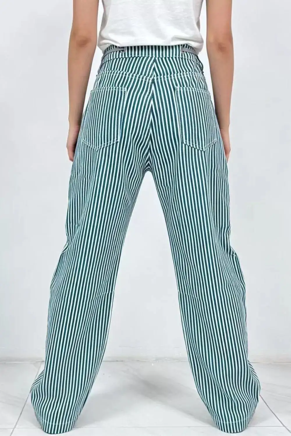 Weekend Striped Wide Leg Pants