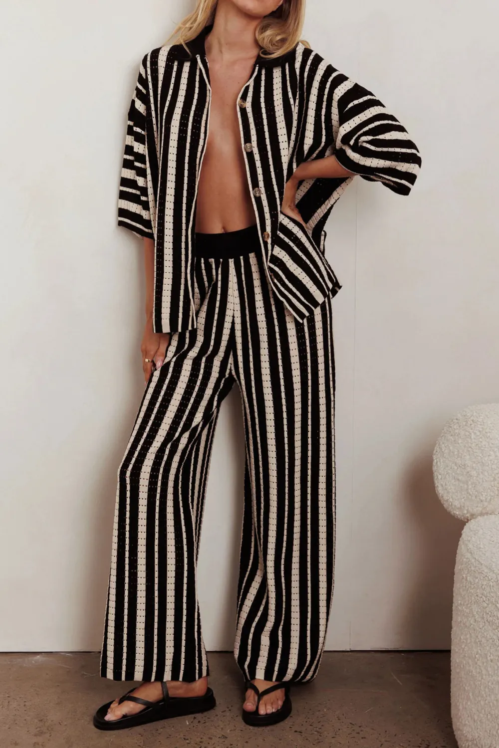Casual Striped Breathable Sun Protection Trousers