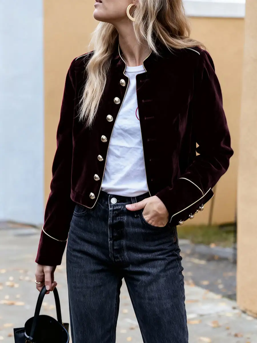 Button Front Jacket Utility