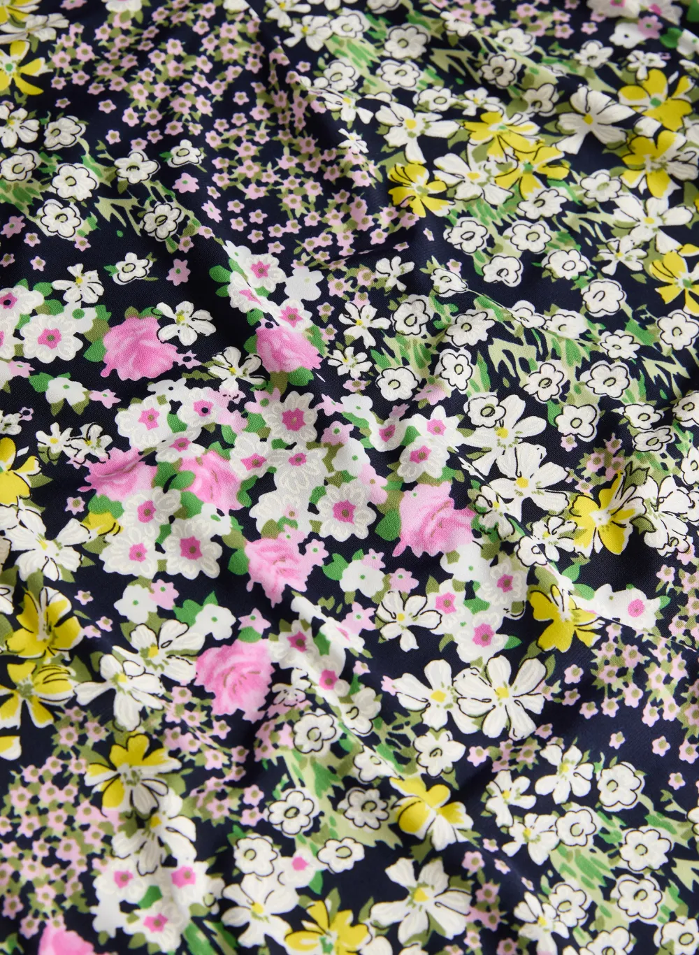 Multi-Color Floral Print Dress