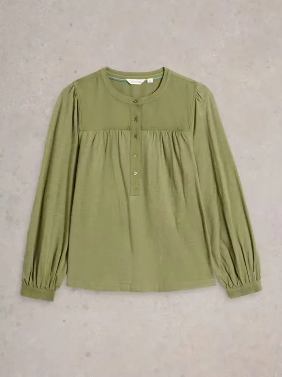 Long Sleeve Mix Shirt