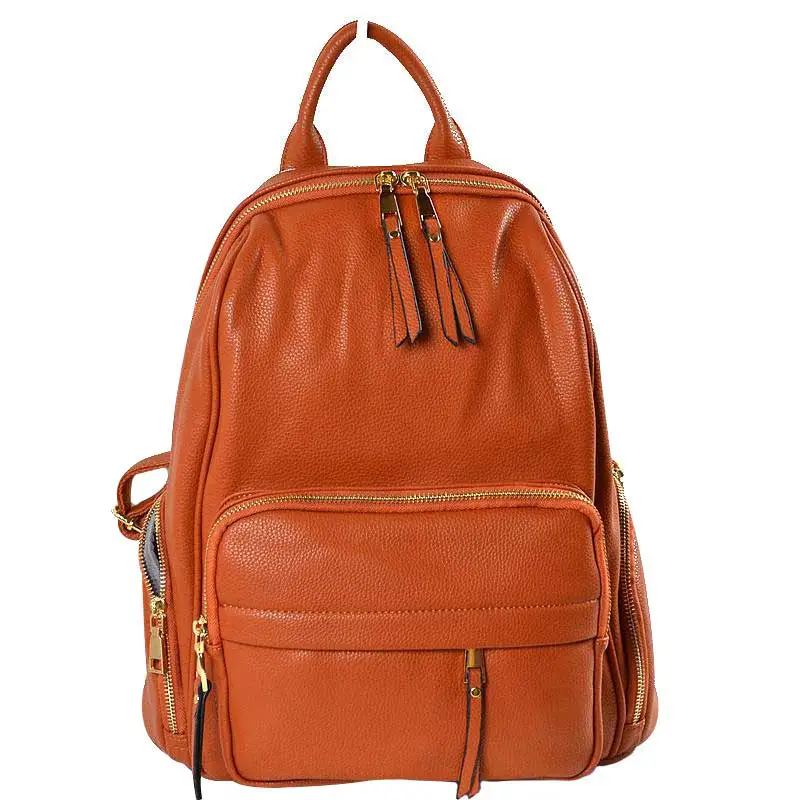 Shoulder Vegan Leather Backpack