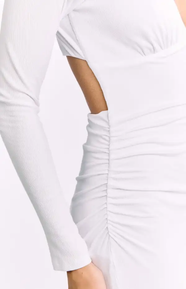 Long Sleeve Knit Bodycon Maxi Dress