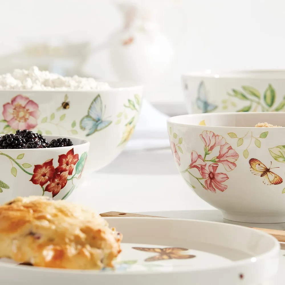 Lenox 865075 Butterfly Meadow 28-Piece Dinnerware Set