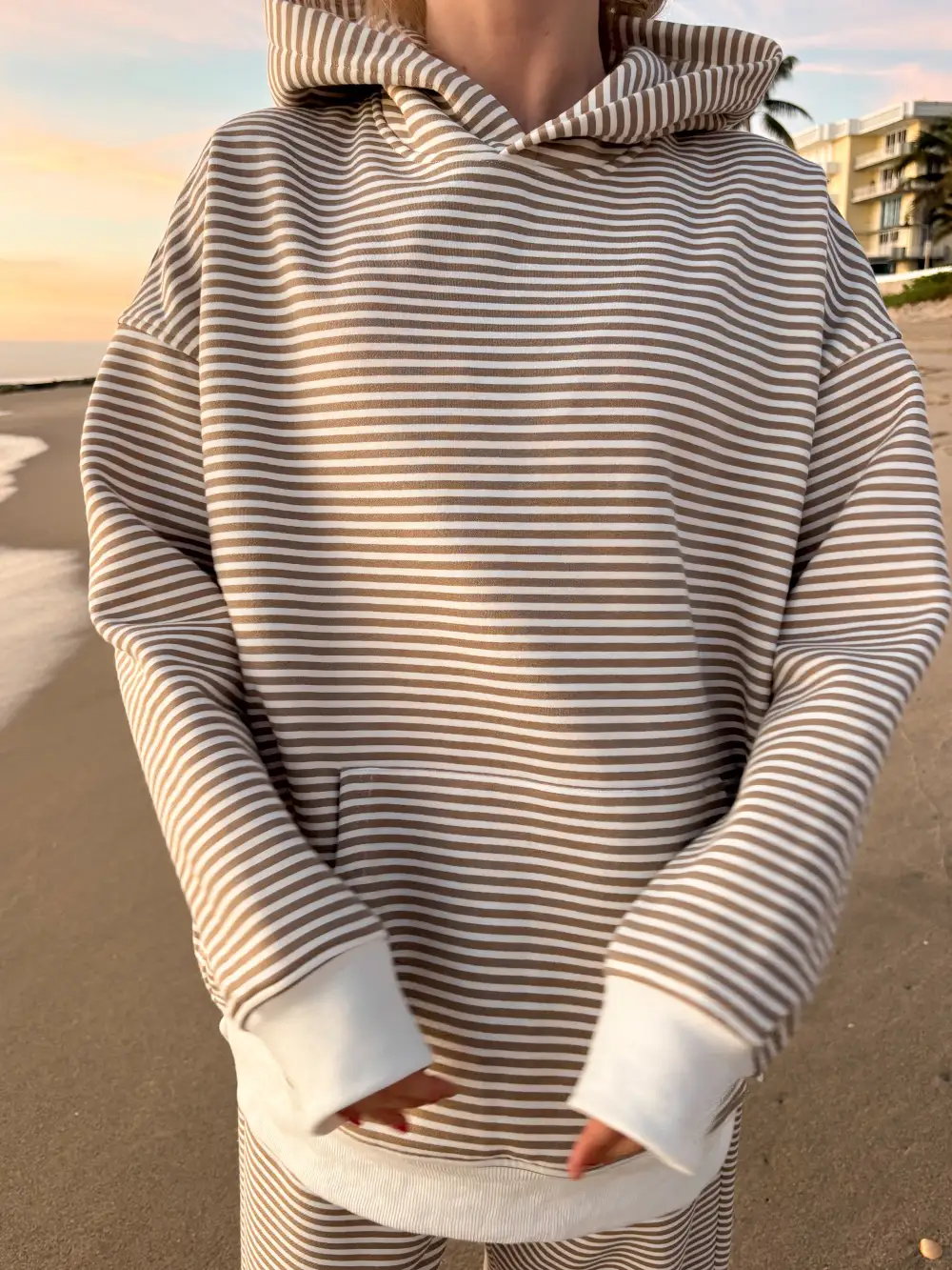 And Big Striped Hoodie