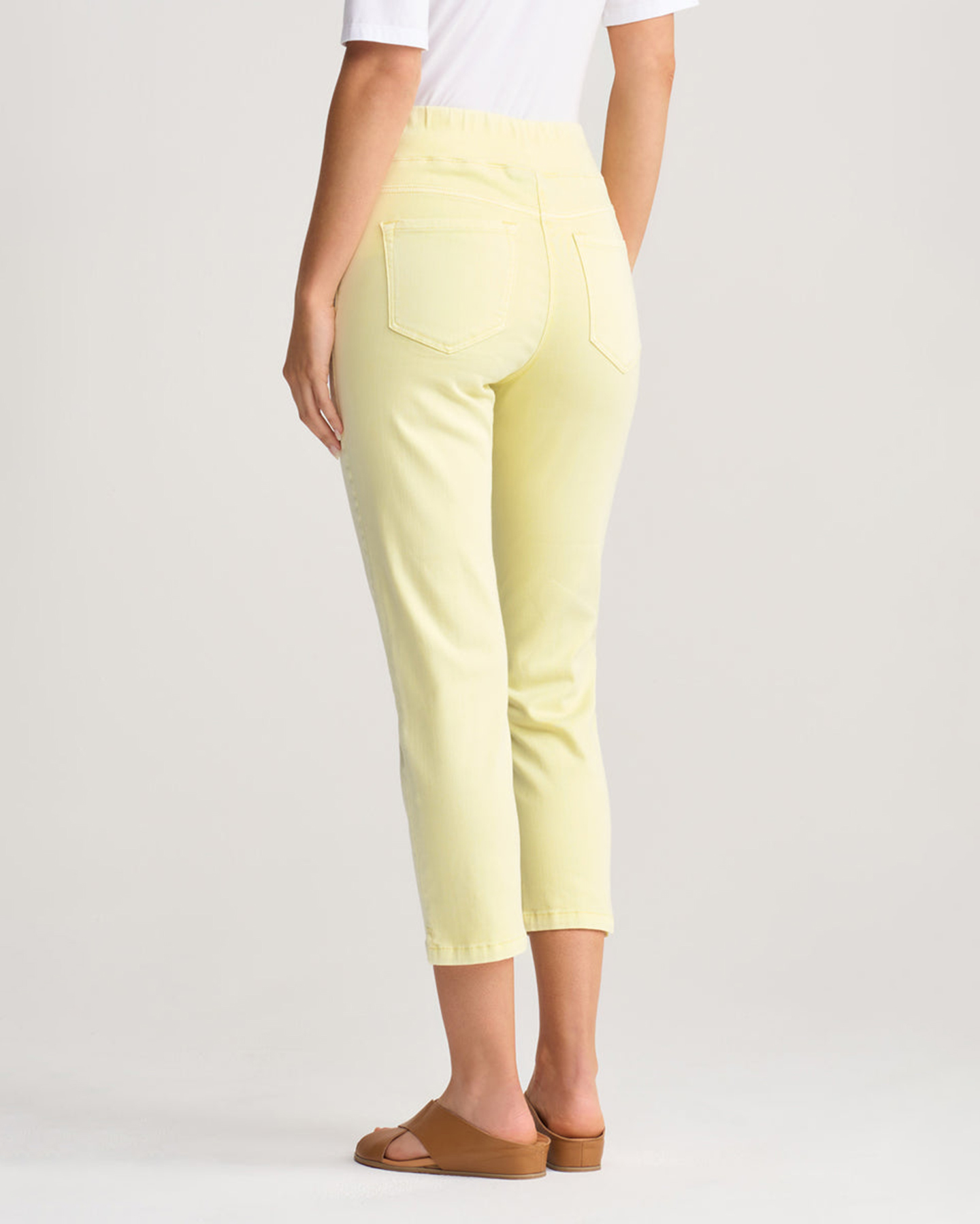 Mid Waist Ankle Length Jeans