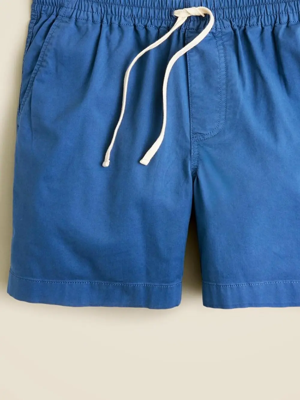 Bright Blue Drawstring Casual Shorts