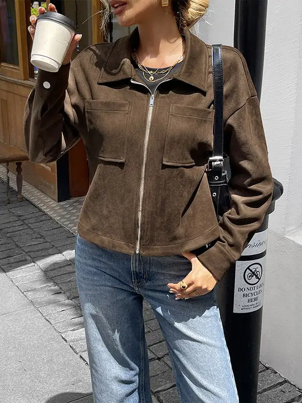 Zip Front Jacket Versatile