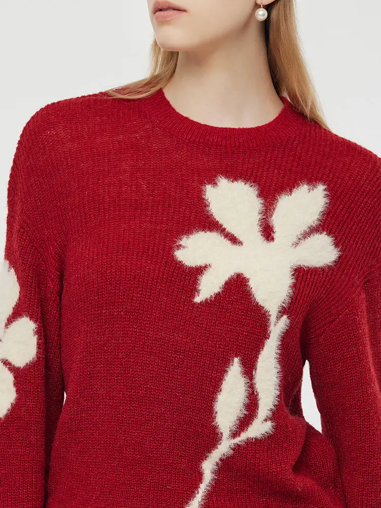 Mohair Wool Blend Women Sweater