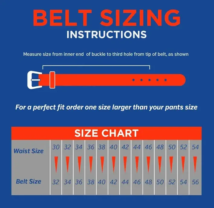 Embossed Western Leather Belt