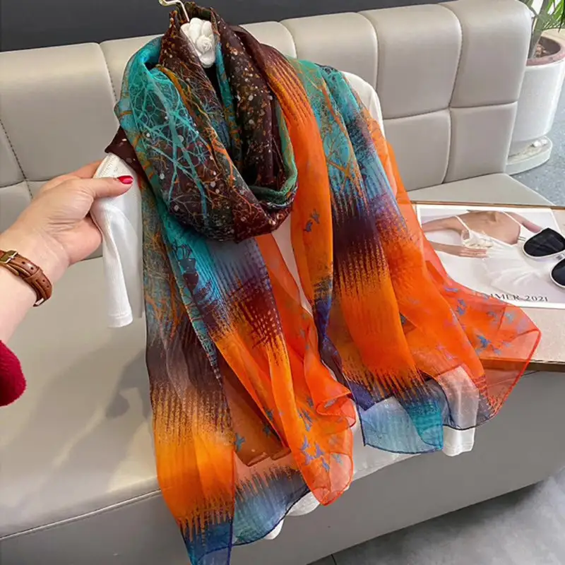 Oversized Print Wrap Scarf
