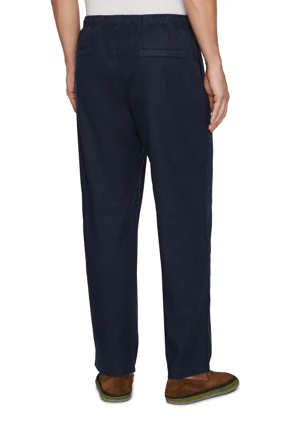 Daily Soft Straight Comfortable Dark Blue Pants