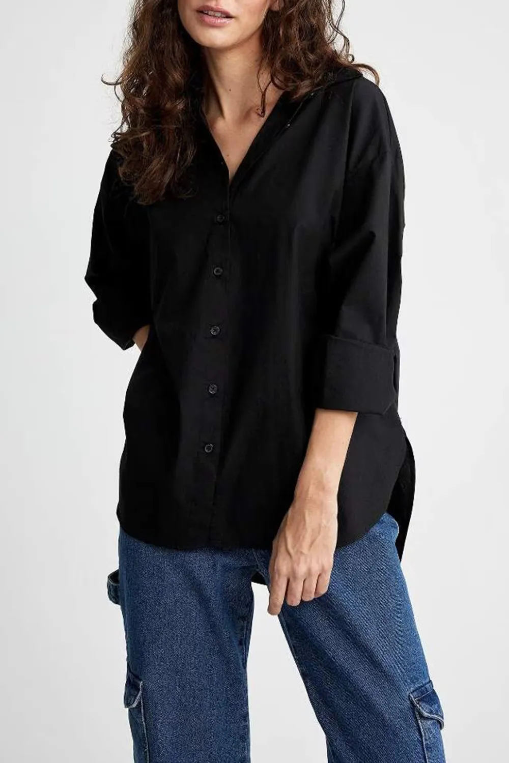 Long Sleeve Solid Basic Tee