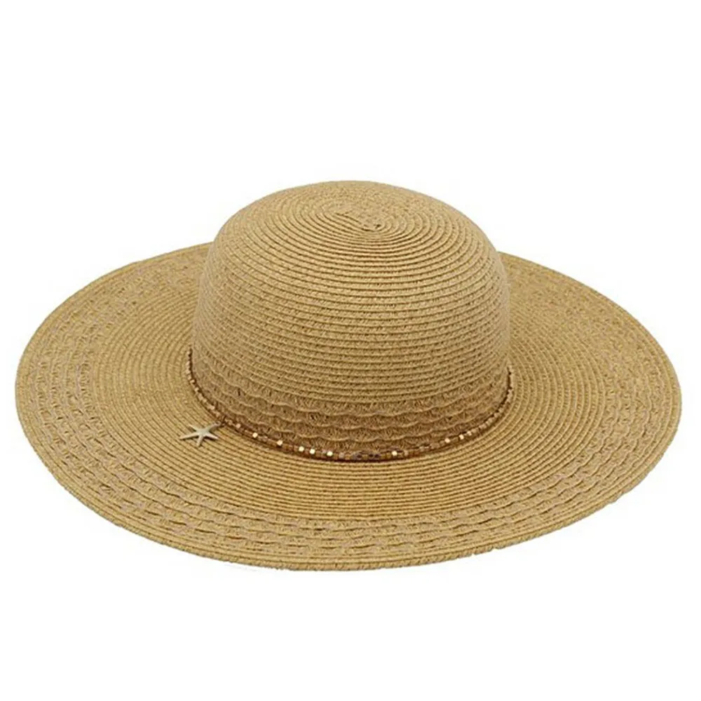 Starfish Wide Brim Straw Hat