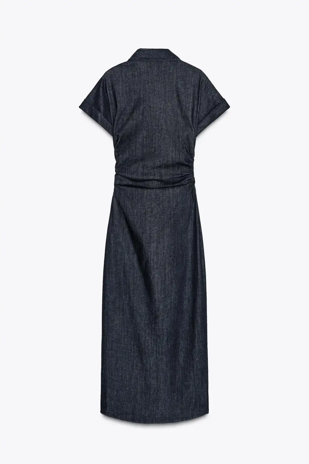 Button Front Midi Dress