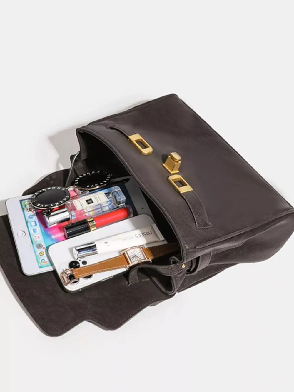 Buckle Closure Shoulder Bag
