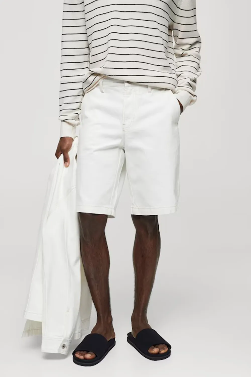 Denim Casual Style Shorts