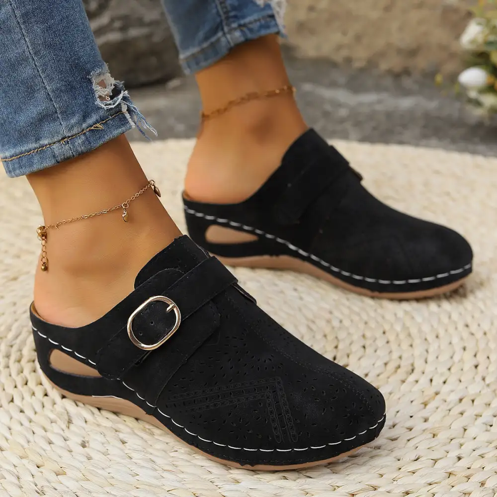 Wedge Round Toe Sandals