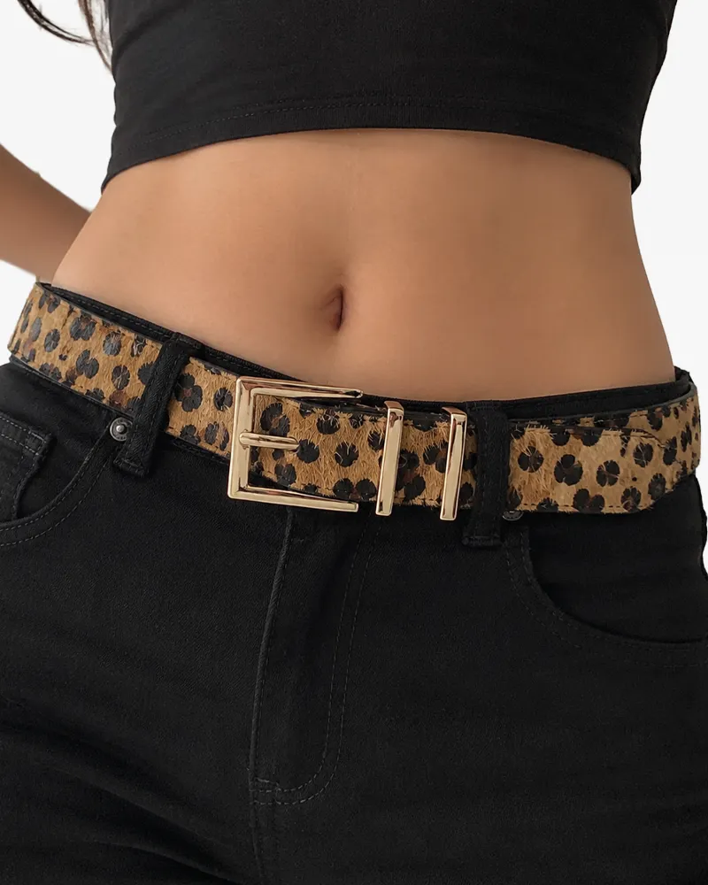 Statement Animal Print Women's Belt