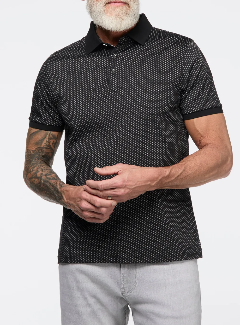 Small Floral Casual Polo