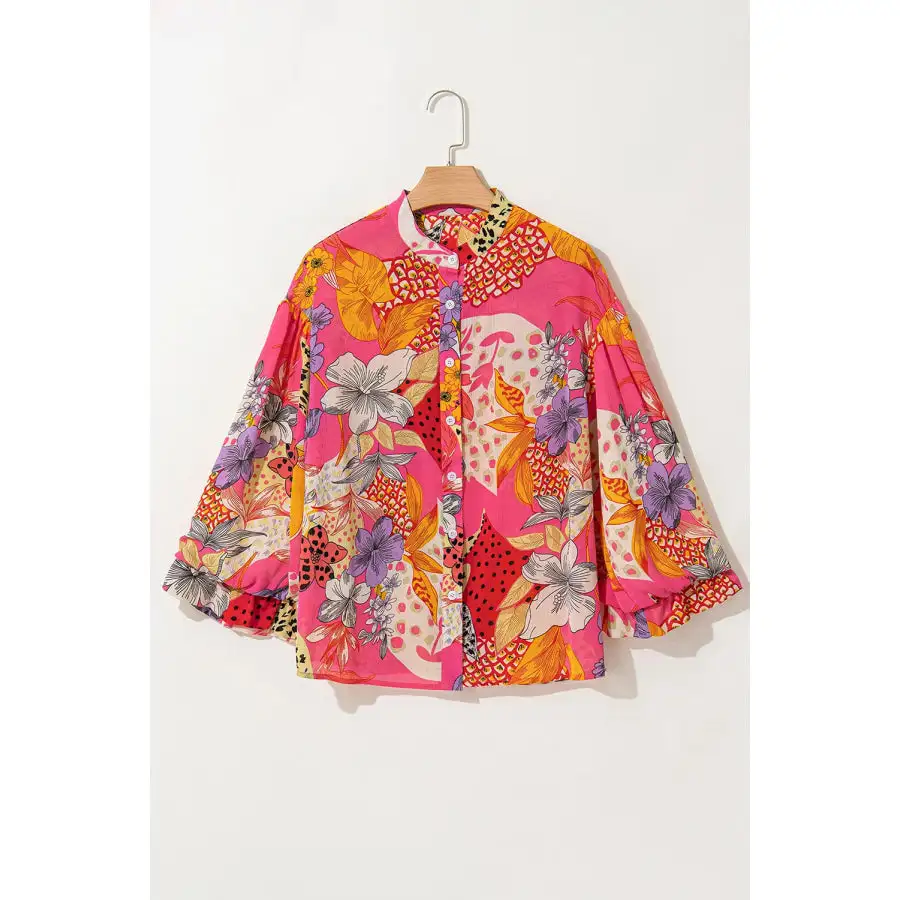 Soft Meadow Button Up Print Button Up Shirt