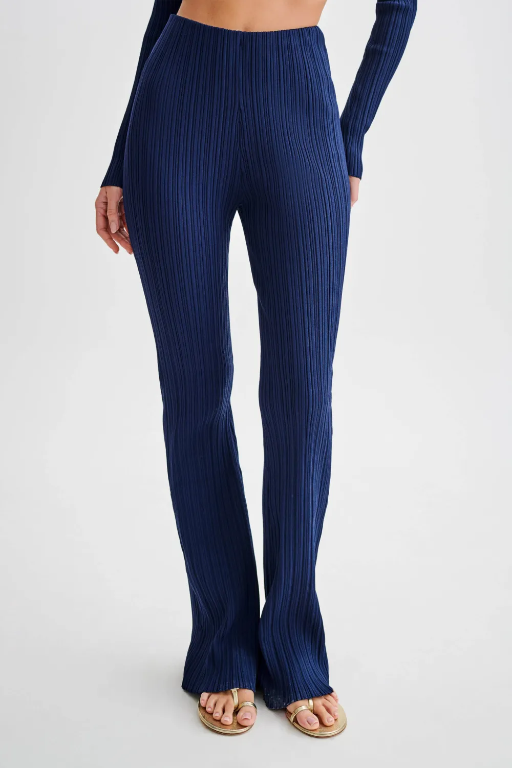 Daily Straight Leg Rib Knit Pant