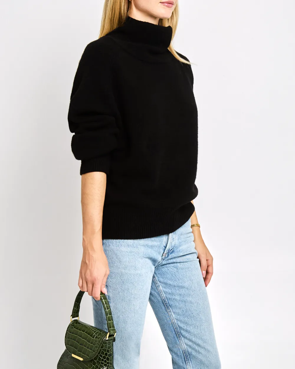High Neck Knit Sweater
