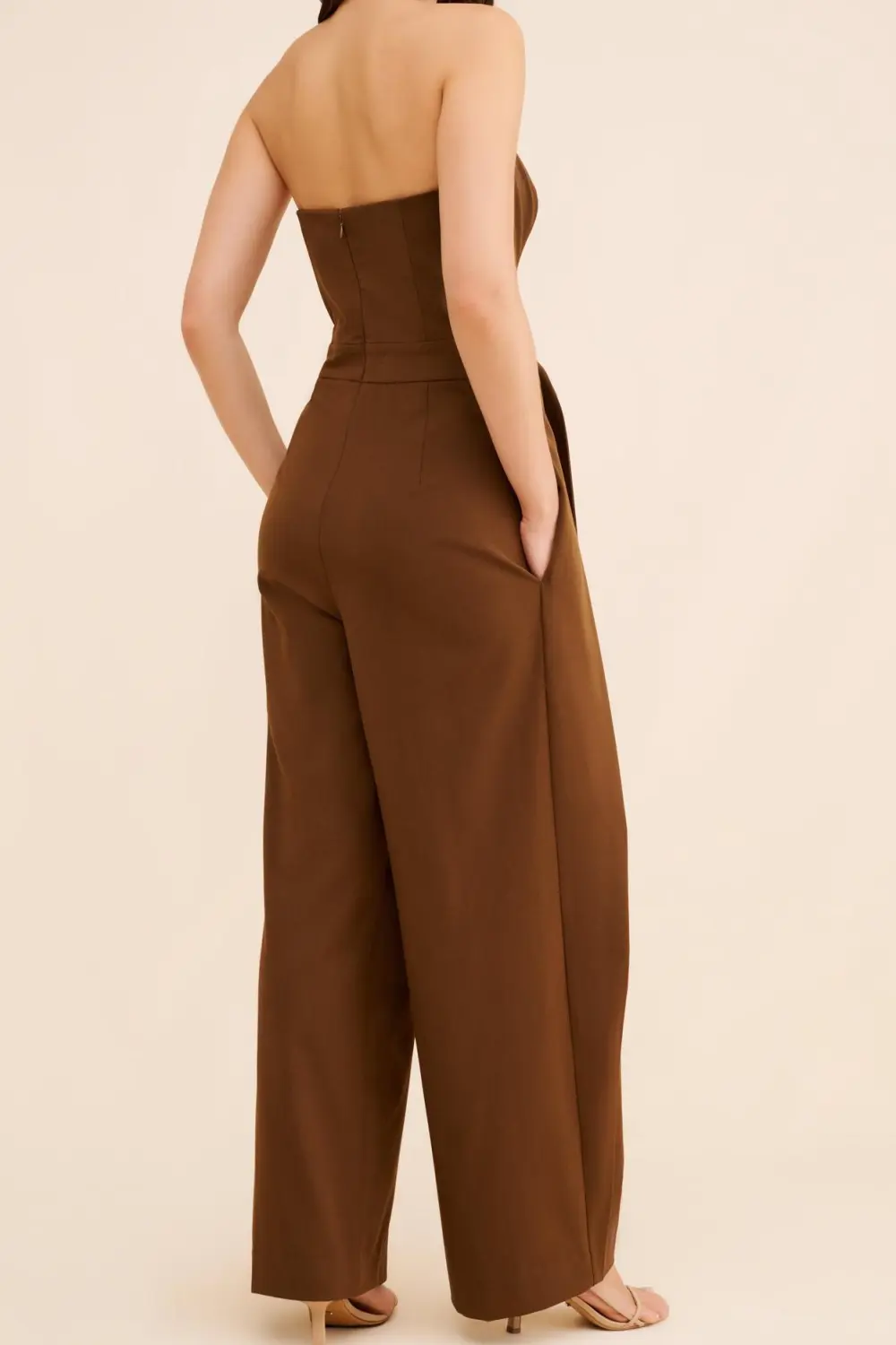 Tube Top Strapless Jumpsuit