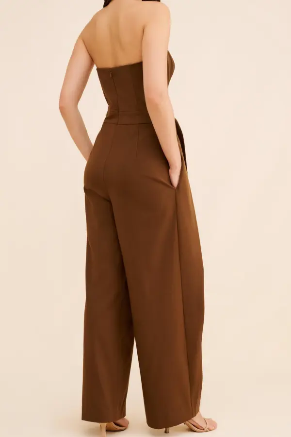 Tube Top Strapless Jumpsuit