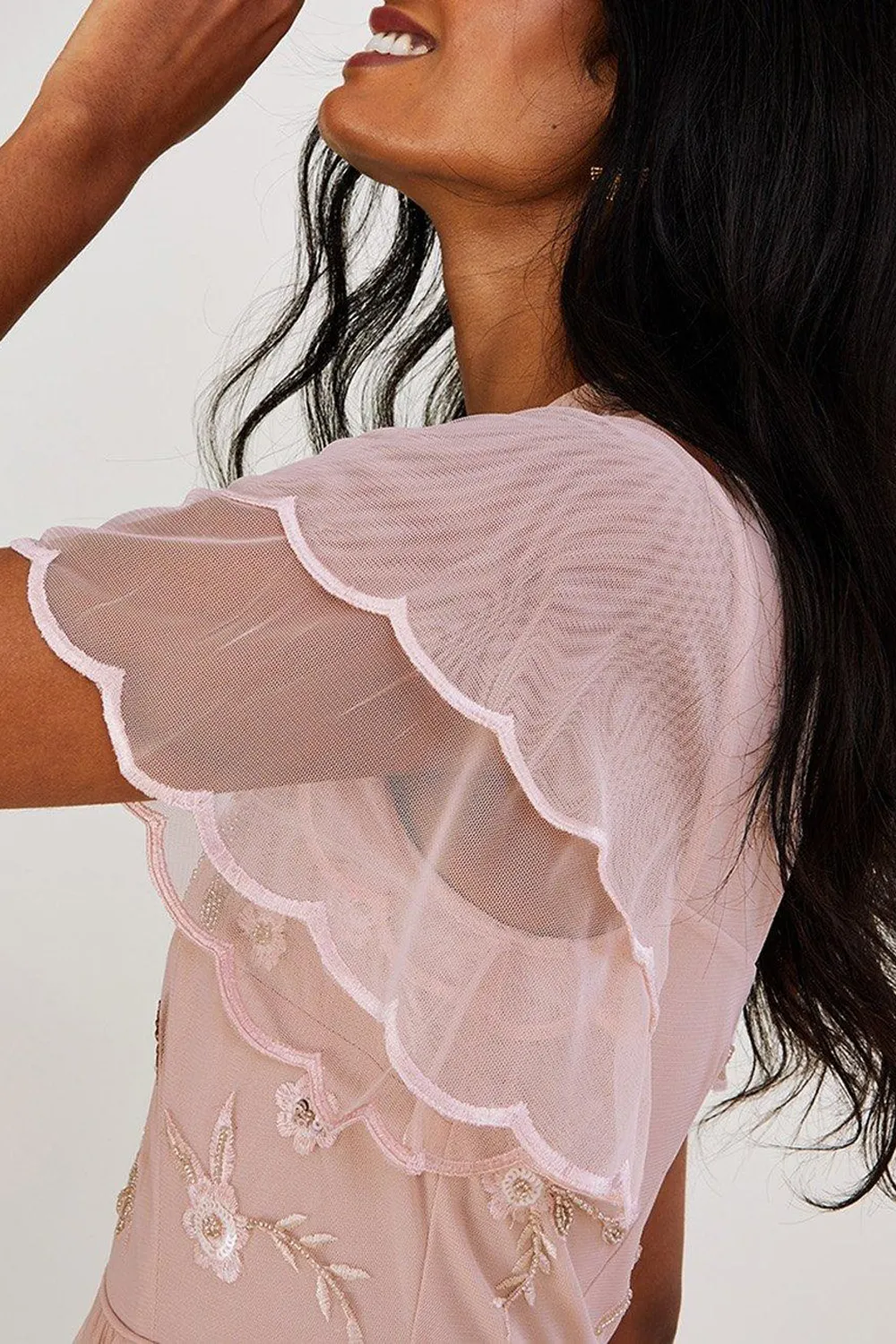 Pink Mesh Women's Fantasy Dress