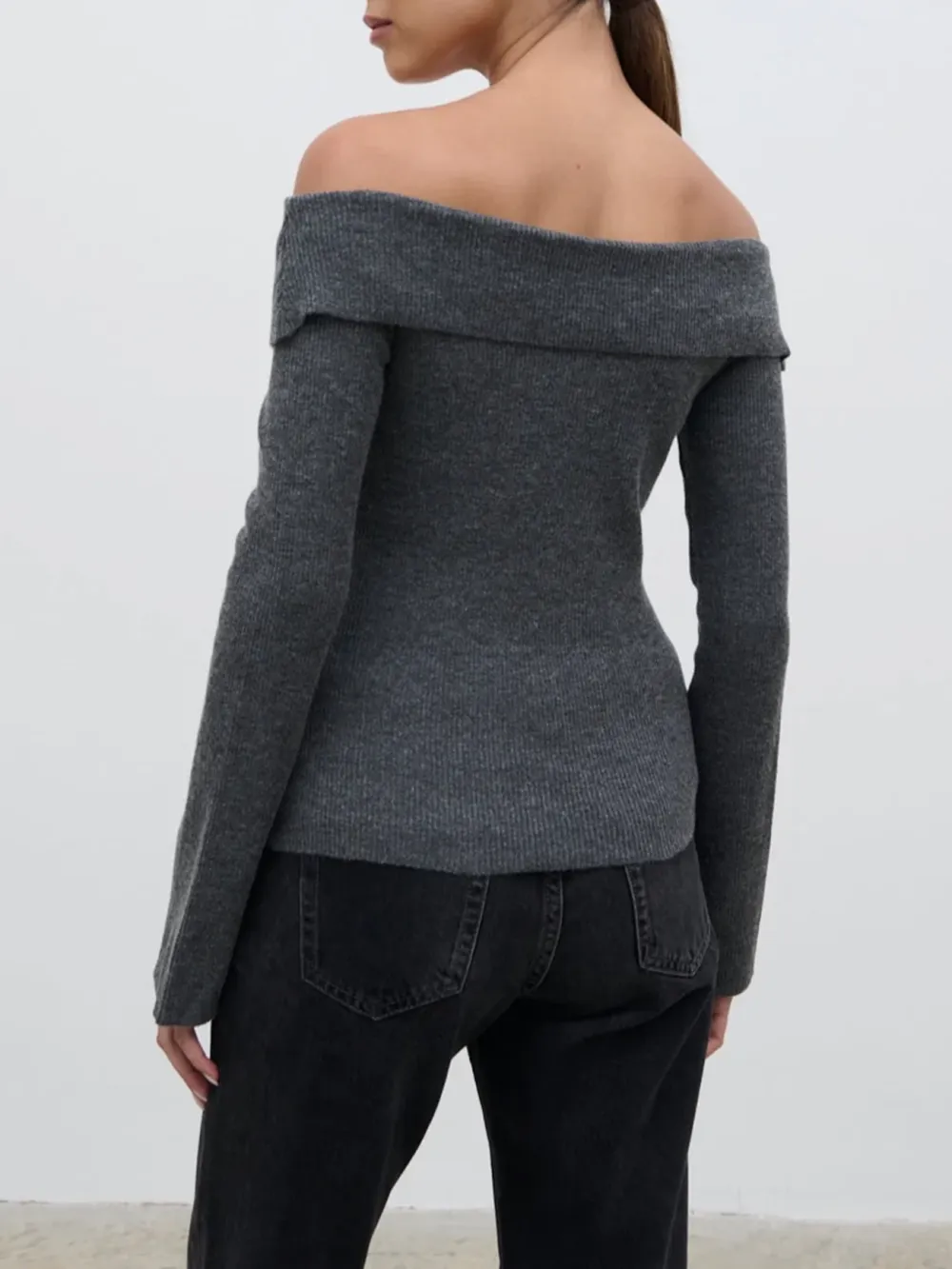 Cross Over Knit Top